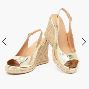 Brand new espadrille wedges